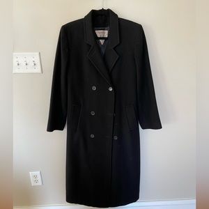 Marvin Richards Black double breasted pea coat- 10P EUC
